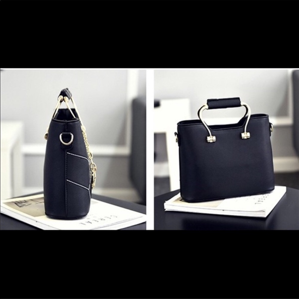 🔥🔥Host Hot Pick🔥🔥 Geometric Vegan Leather Tote - Picture 3 of 7